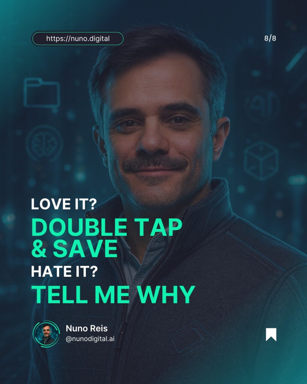 Instagram post from nunodigital.ai. This post is in position 7.