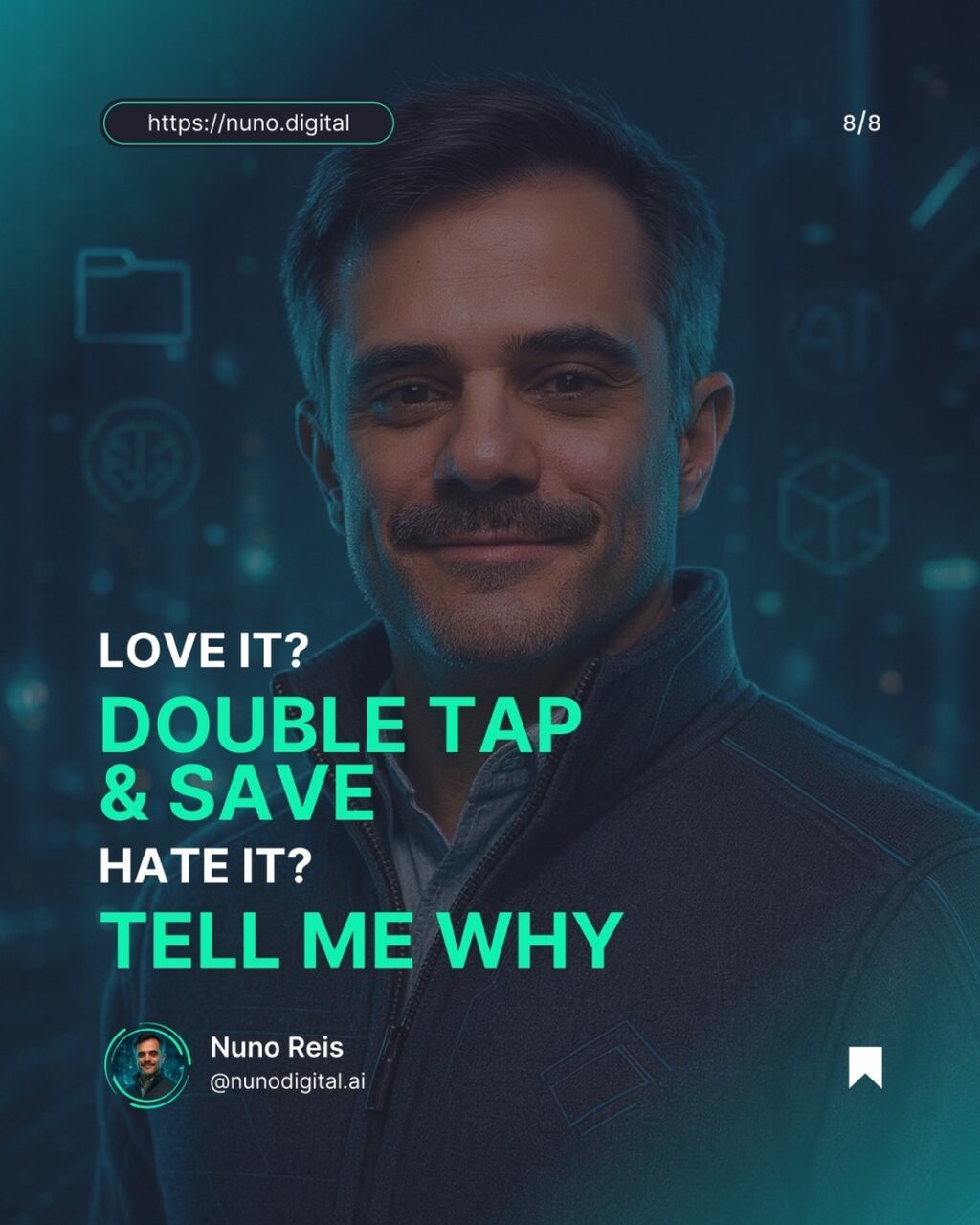 Instagram post from nunodigital.ai. This post is in position 7.