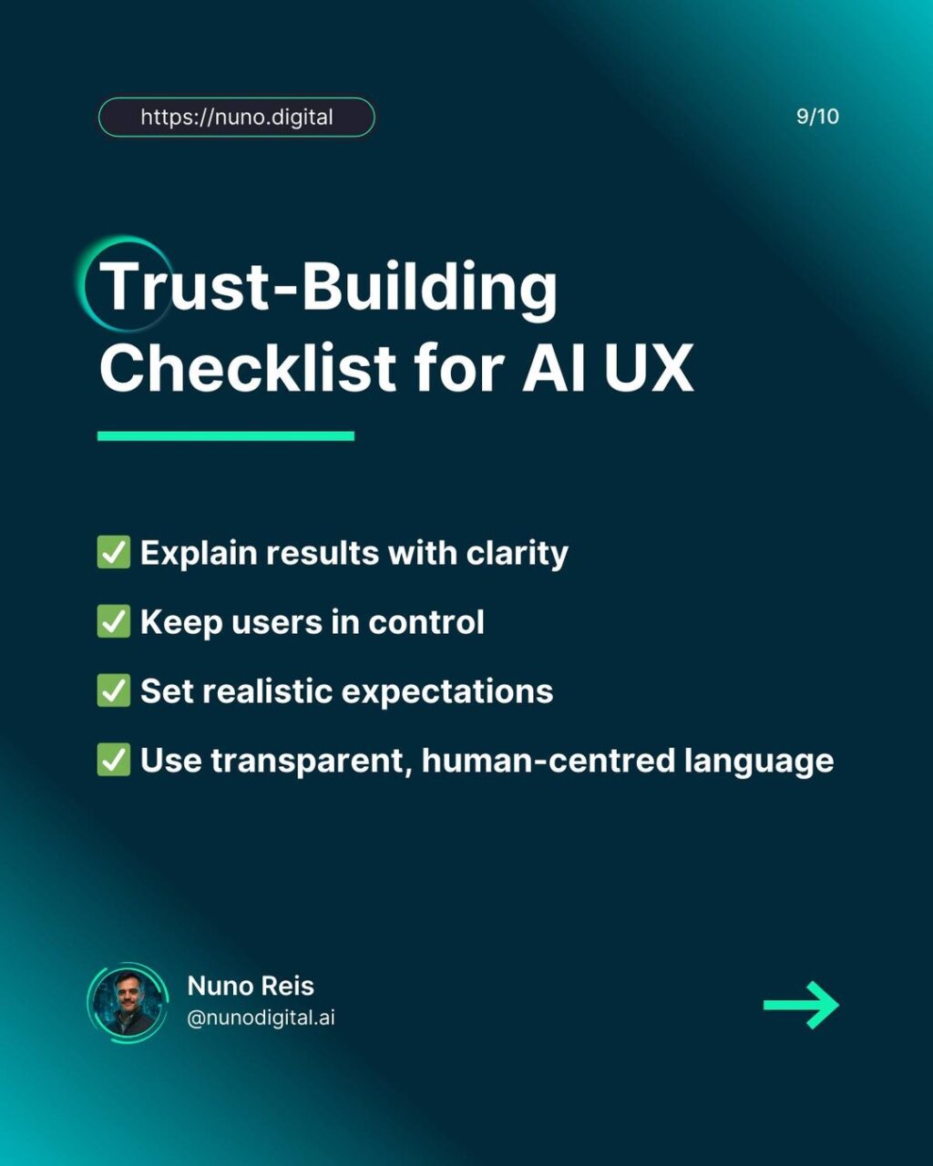 Instagram post from nunodigital.ai. This post is in position 8.